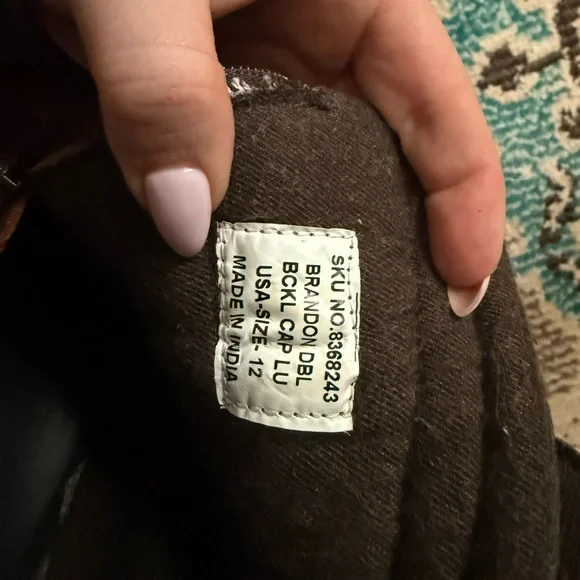 Men’s Crown Vintage Leather Lace Up Boots - Picture 8 of 8